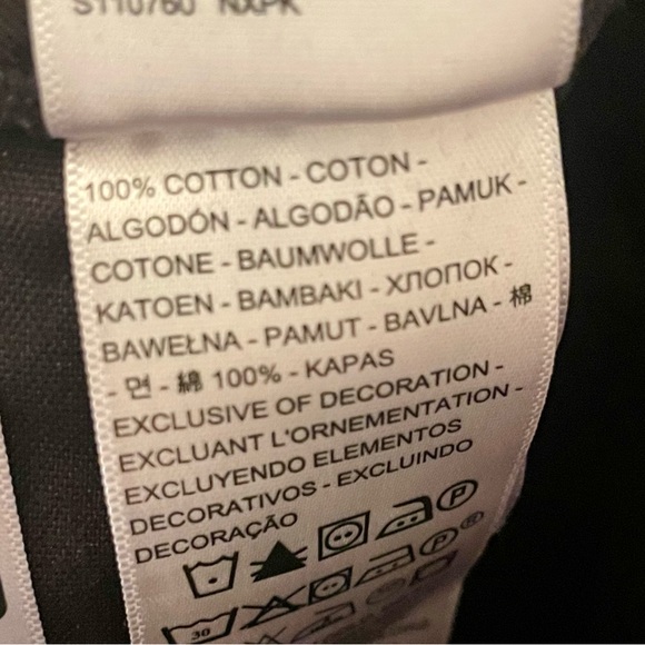 Levi’s womens black pants size 26 cotton 94 Baggy Cargos - Picture 13 of 15